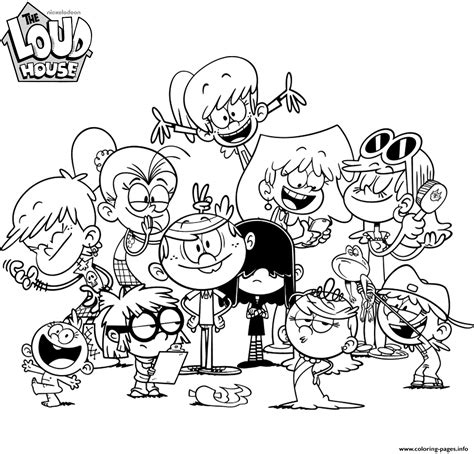 the loud house full|The Loud House 38 coloring pages for kids in 2024 .
